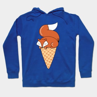 Fox ice cream Hoodie